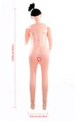 Sex Doll Lovely Silicone 160Cm Male Adult Love Black Custom White Steel Penis Eyes Stainless TimeInflatable doll invented by AUTOMATIC WOMAN